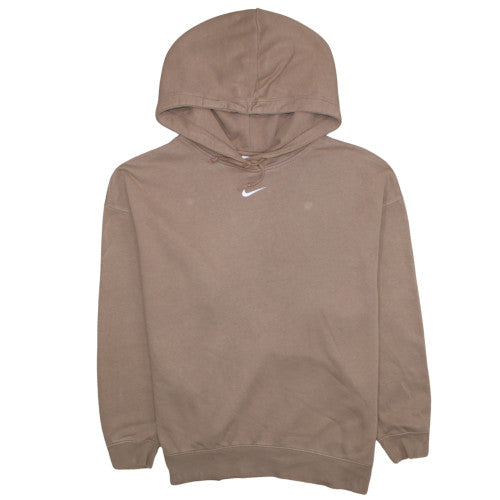 Womens UK Size XL Nike Brown Pullover Hoodie