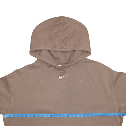 Womens UK Size XL Nike Brown Pullover Hoodie