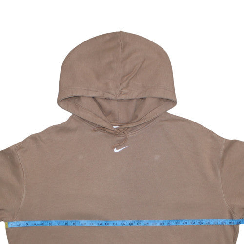 Womens UK Size XL Nike Brown Pullover Hoodie