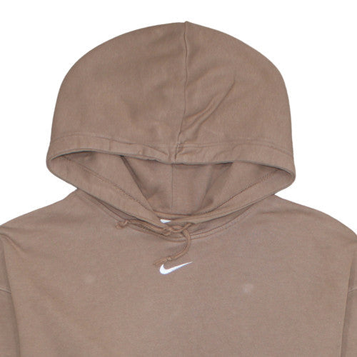 Womens UK Size XL Nike Brown Pullover Hoodie