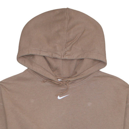Womens UK Size XL Nike Brown Pullover Hoodie