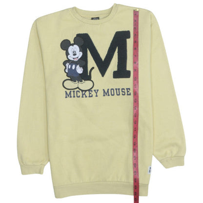 Disney at Primark Girls Beige Mickey Mouse Sweatshirt 13-14 Years Cotton Blend
