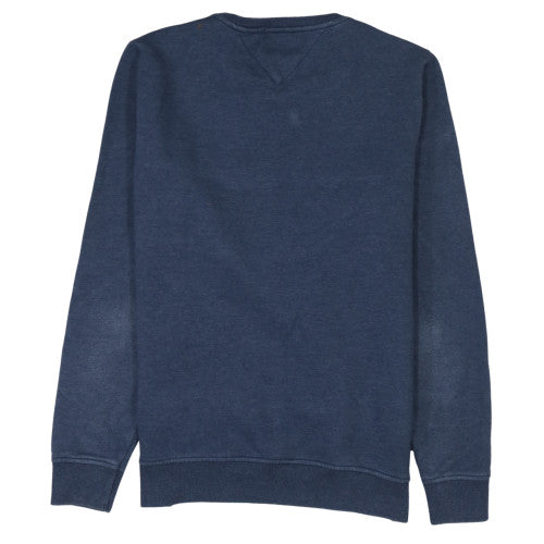 Mens UK Size L Tommy Jeans Blue Pullover Sweatshirt