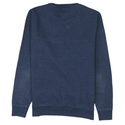 Mens UK Size L Tommy Jeans Blue Pullover Sweatshirt