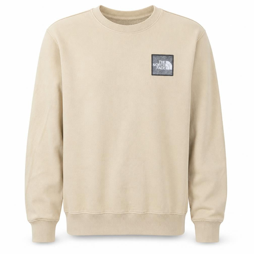 Mens UK Size L The North Face Beige Pullover Sweatshirt