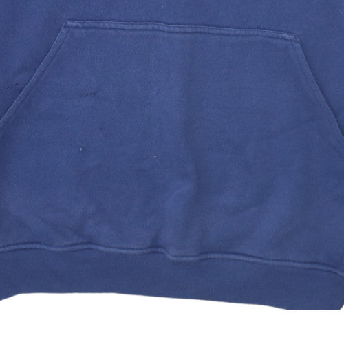 Mens UK Size L adidas Blue Pullover Hoodie
