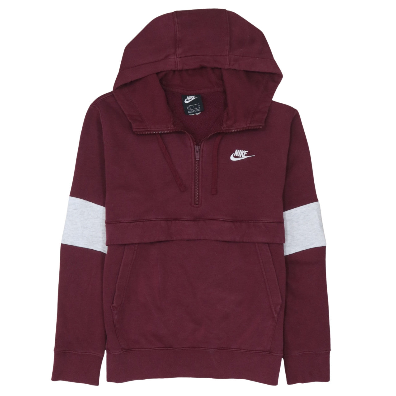 Mens UK Size S Nike Red Pullover Hoodie