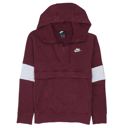 Mens UK Size S Nike Red Pullover Hoodie