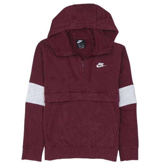 Mens UK Size S Nike Red Pullover Hoodie