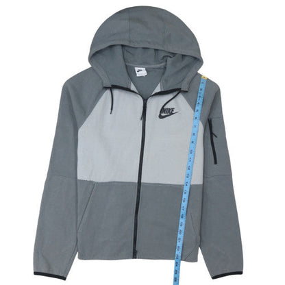 Mens UK Size S Nike Grey Full Zip Hoodie