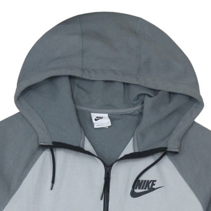 Mens UK Size S Nike Grey Full Zip Hoodie