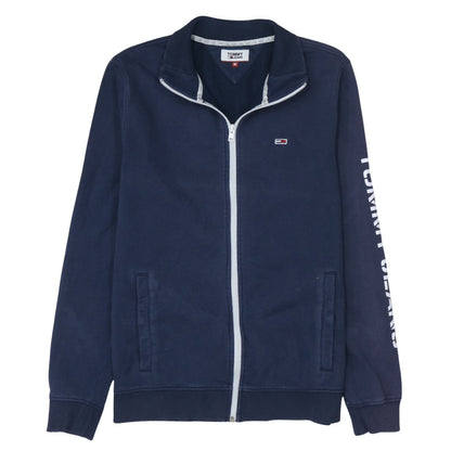 Mens UK Size M Tommy Jeans Blue Full Zip Sweatshirt