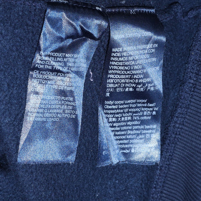 Mens UK Size M Tommy Jeans Blue Full Zip Sweatshirt