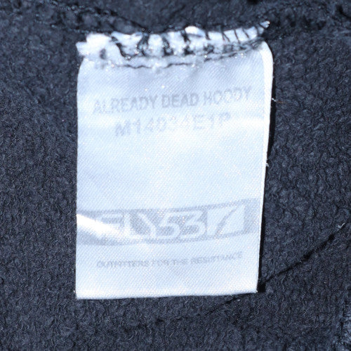 Mens UK Size L FLY53 Black Pullover Hoodie