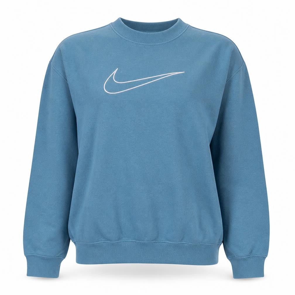 Womens UK Size S Nike Blue Pullover Sweatshirt
