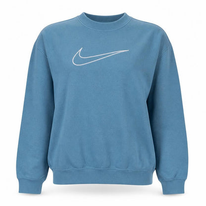 Womens UK Size S Nike Blue Pullover Sweatshirt