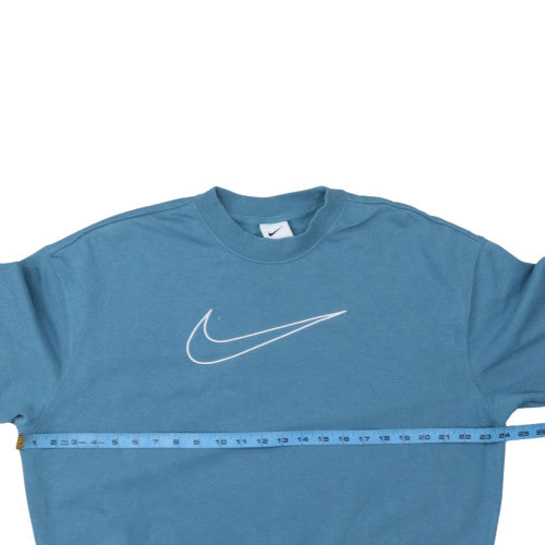 Womens UK Size S Nike Blue Pullover Sweatshirt