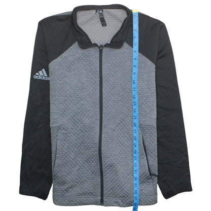 Mens UK Size L adidas Grey Full Zip Sweatshirt
