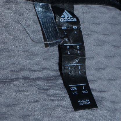 Mens UK Size L adidas Grey Full Zip Sweatshirt