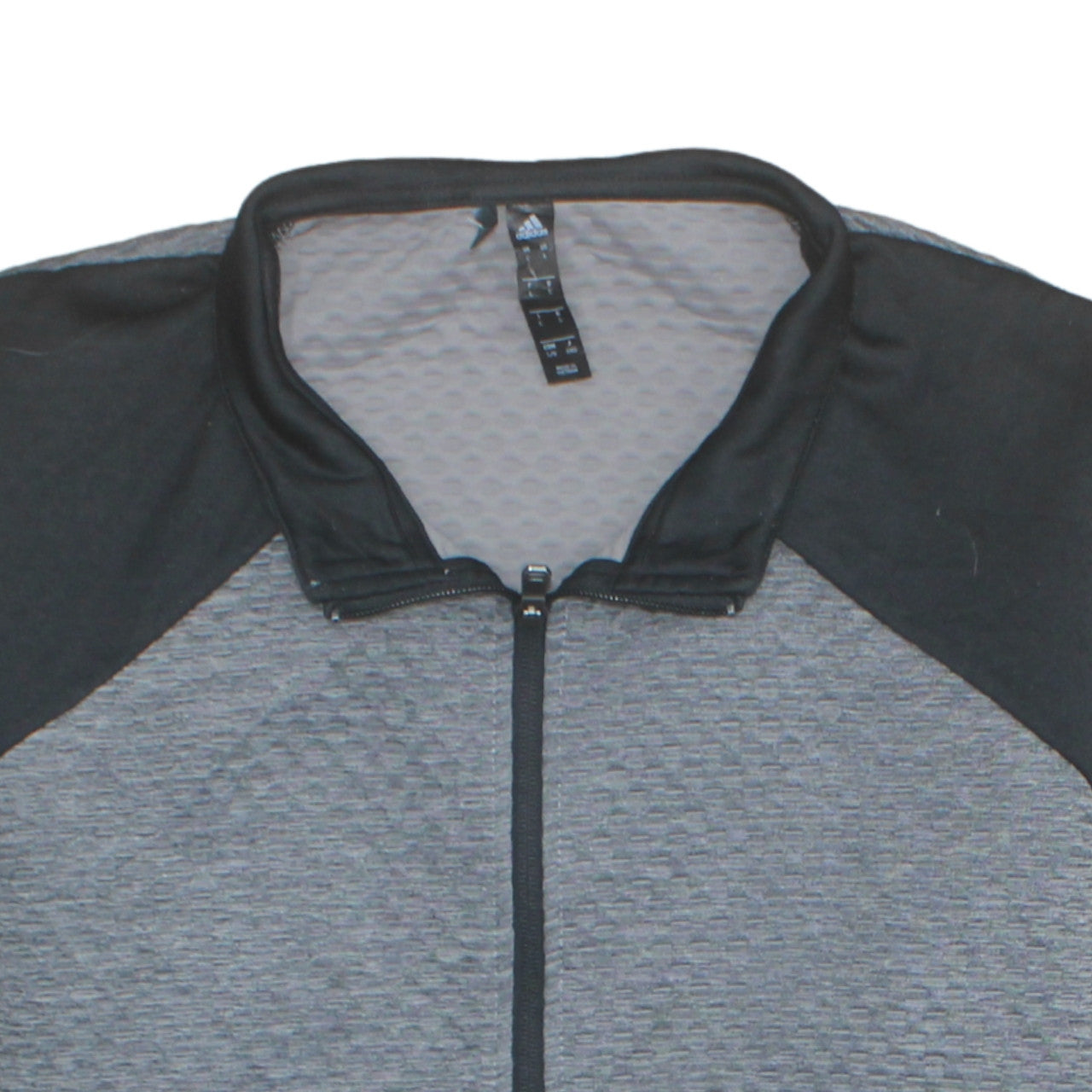 Mens UK Size L adidas Grey Full Zip Sweatshirt