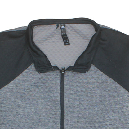Mens UK Size L adidas Grey Full Zip Sweatshirt