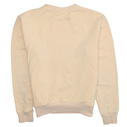 Womens UK Size XS FILA Beige Pullover Sweatshirt