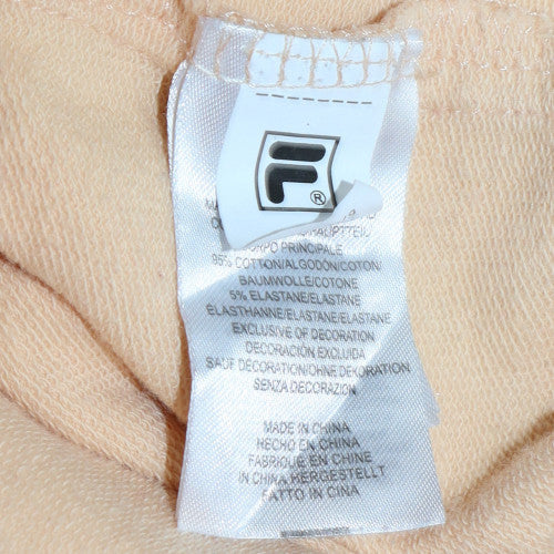 Womens UK Size XS FILA Beige Pullover Sweatshirt