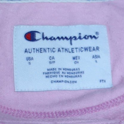 Womens UK Size S Champion Pink Pullover Sweatshirt