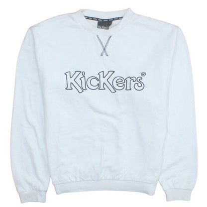 Mens UK Size M Kickers White Pullover Sweatshirt