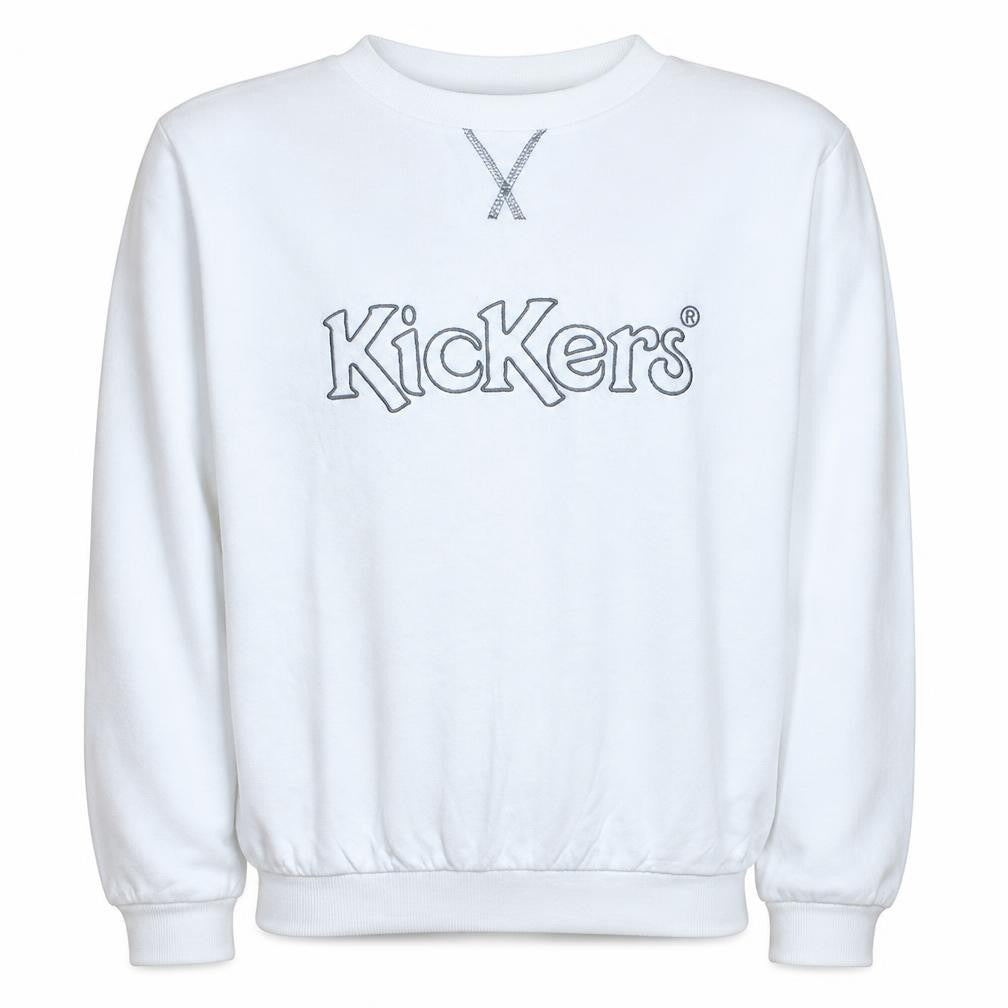 Mens UK Size M Kickers White Pullover Sweatshirt