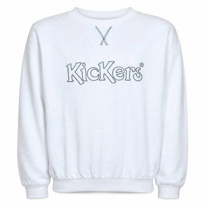 Mens UK Size M Kickers White Pullover Sweatshirt