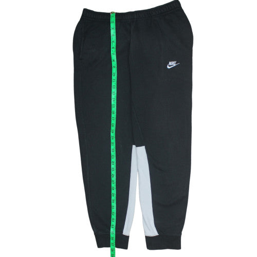 Mens UK Size L Nike Regular Fit Jogger Black Trousers