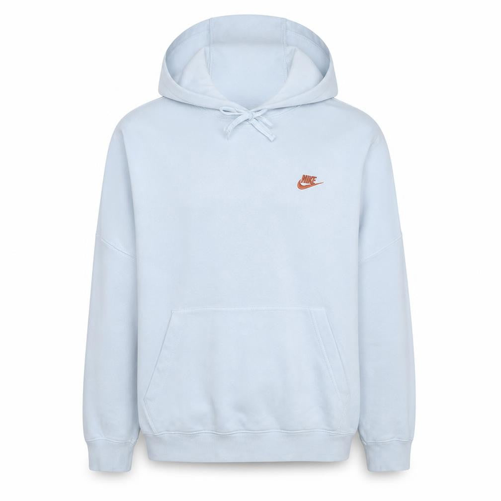 Mens UK Size L Nike White Pullover Hoodie