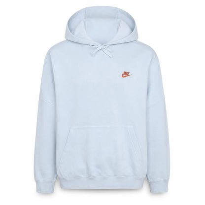 Mens UK Size L Nike White Pullover Hoodie