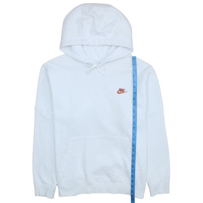 Mens UK Size L Nike White Pullover Hoodie