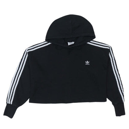 Womens UK Size 12 adidas Black Pullover Hoodie
