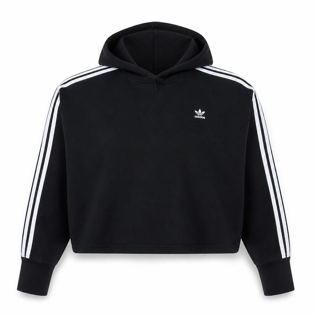 Womens UK Size 12 adidas Black Pullover Hoodie