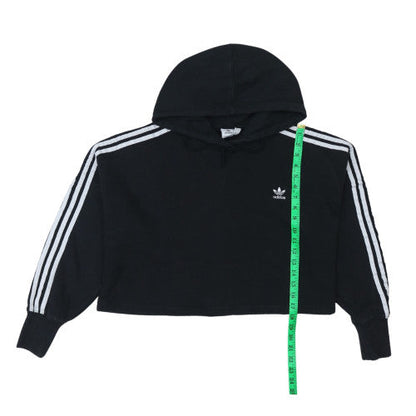 Womens UK Size 12 adidas Black Pullover Hoodie