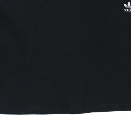 Womens UK Size 12 adidas Black Pullover Hoodie
