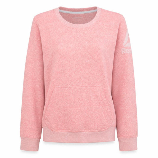 Womens UK Size S Reebok Pink Pullover Sweatshirt