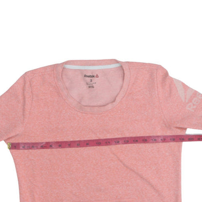 Womens UK Size S Reebok Pink Pullover Sweatshirt