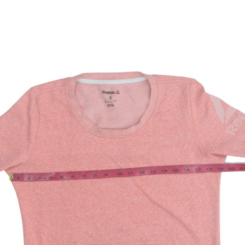 Womens UK Size S Reebok Pink Pullover Sweatshirt