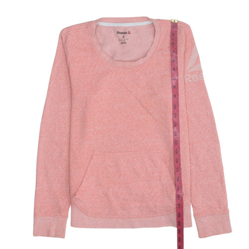 Womens UK Size S Reebok Pink Pullover Sweatshirt