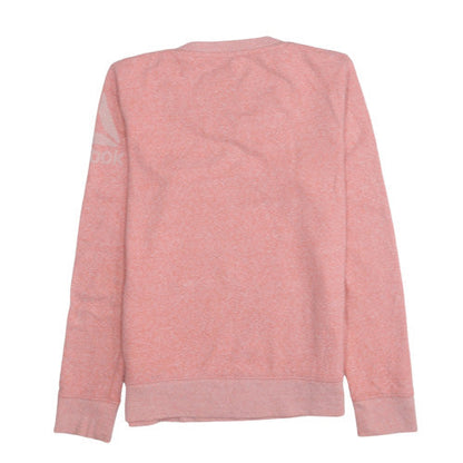 Womens UK Size S Reebok Pink Pullover Sweatshirt