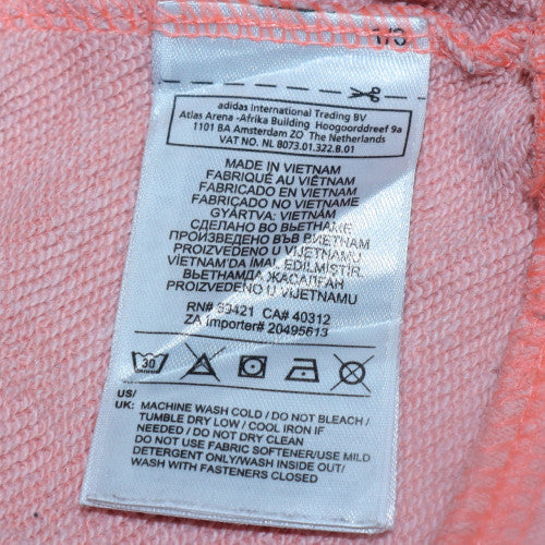 Womens UK Size S Reebok Pink Pullover Sweatshirt