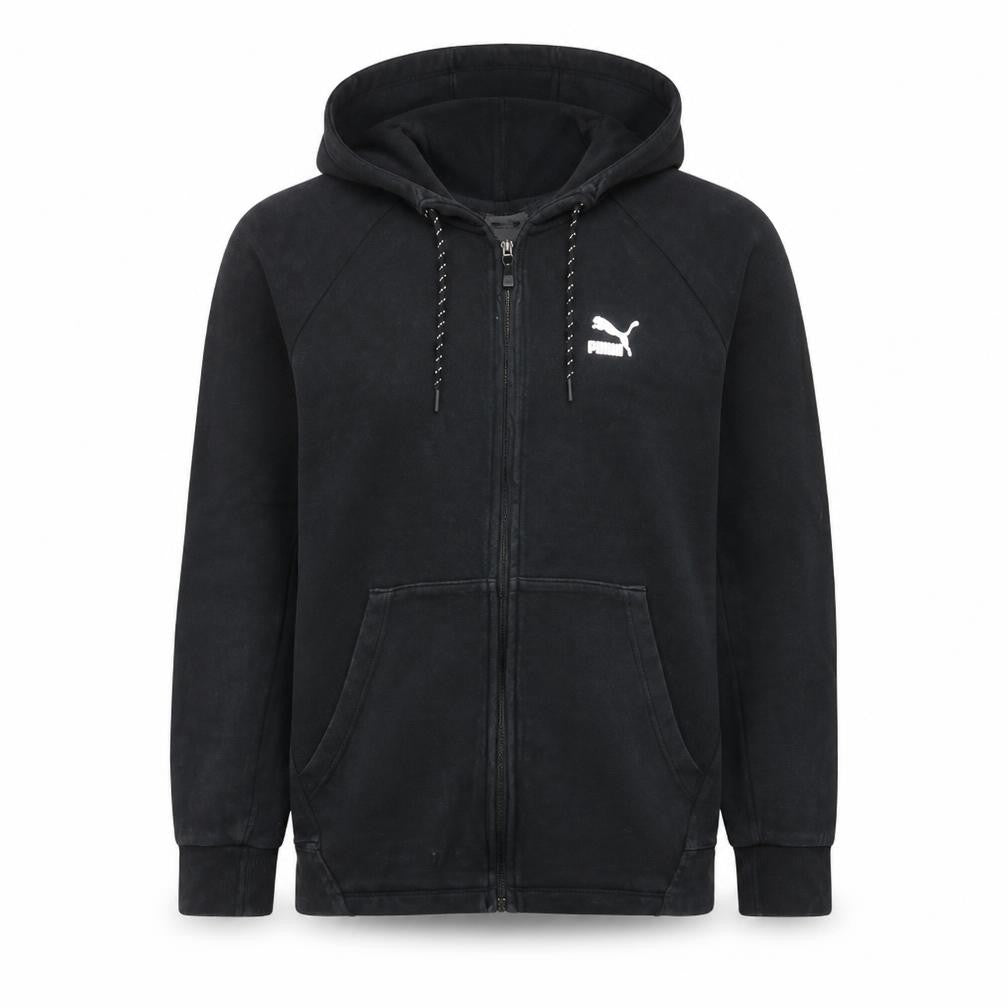 Mens UK Size M PUMA Black Full Zip Hoodie