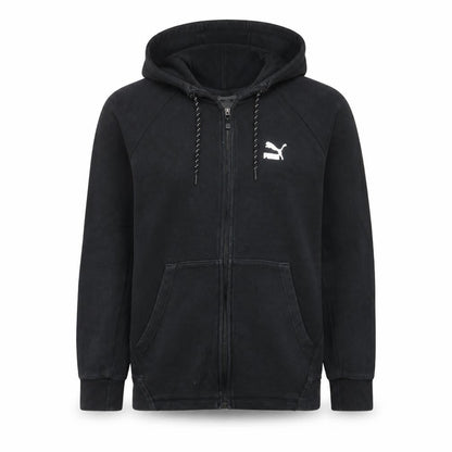 Mens UK Size M PUMA Black Full Zip Hoodie