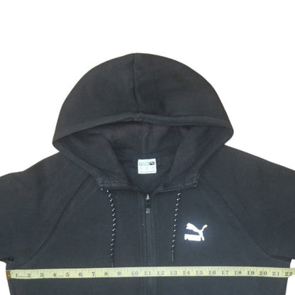 Mens UK Size M PUMA Black Full Zip Hoodie