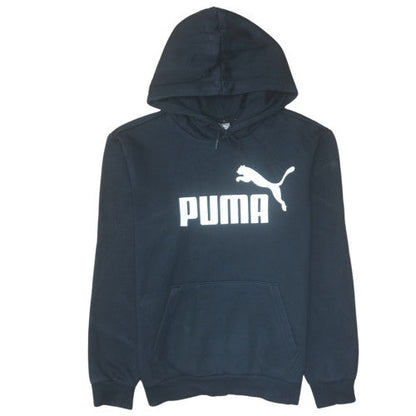 Mens UK Size S PUMA Black Pullover Hoodie