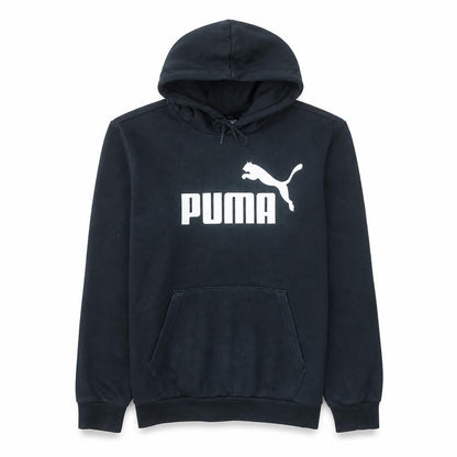 Mens UK Size S PUMA Black Pullover Hoodie